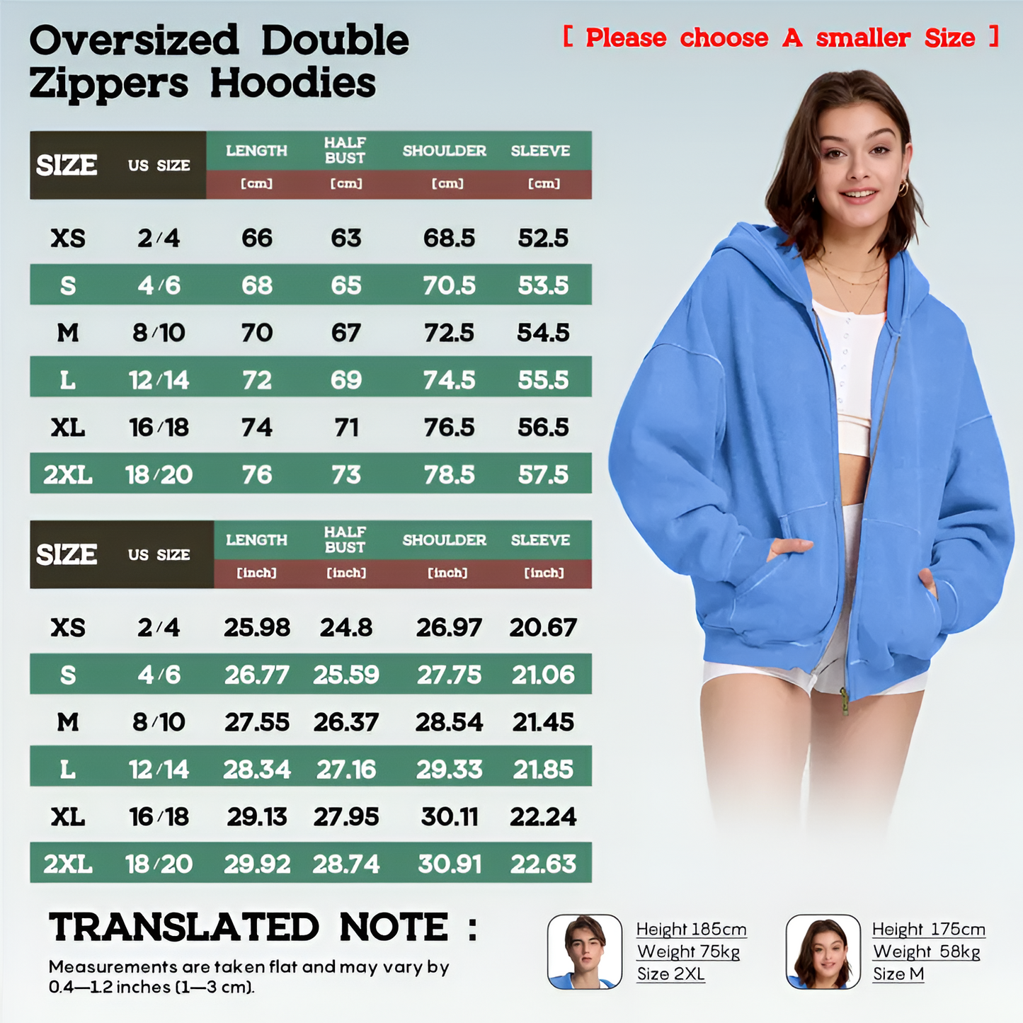 Alore Edge Double-Zip Acid Wash Sweatshirt