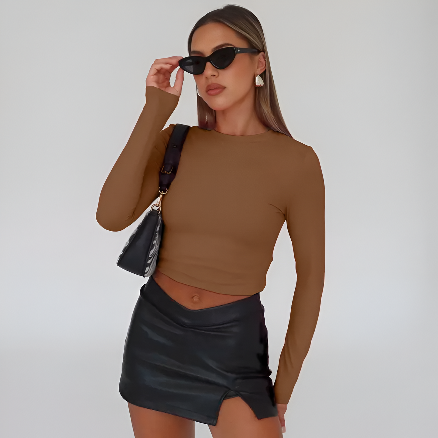 Alore Haze 3-Piece Basic Crop Top Set