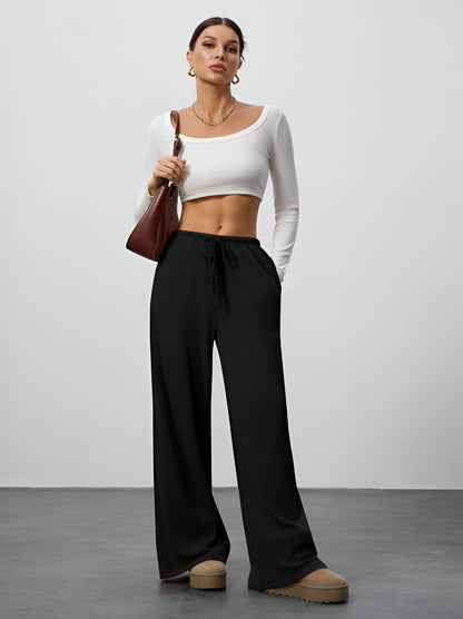 Neria Wide-Leg Sweatpants