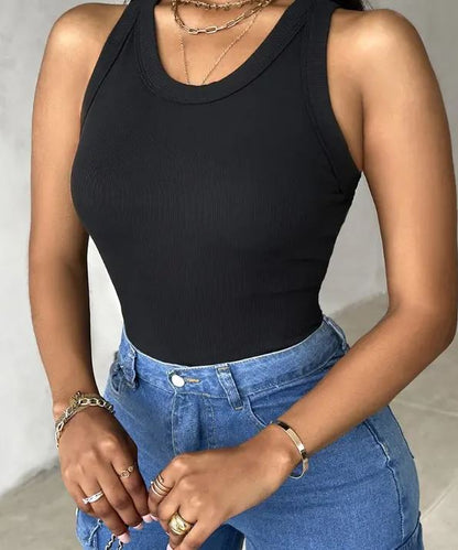 FlexiForm™ Built-In Bra Ribbed Tank