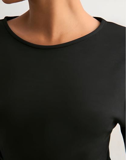 Neria Luxury Wide-Sleeve Sweat