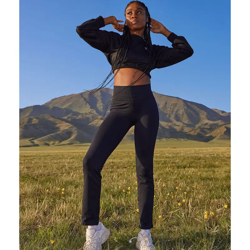 Alore Flow 2-Piece Ribbed Yoga Set