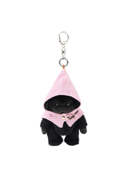 Lina Monkey in Black Face with Pink Cloak(12cm)