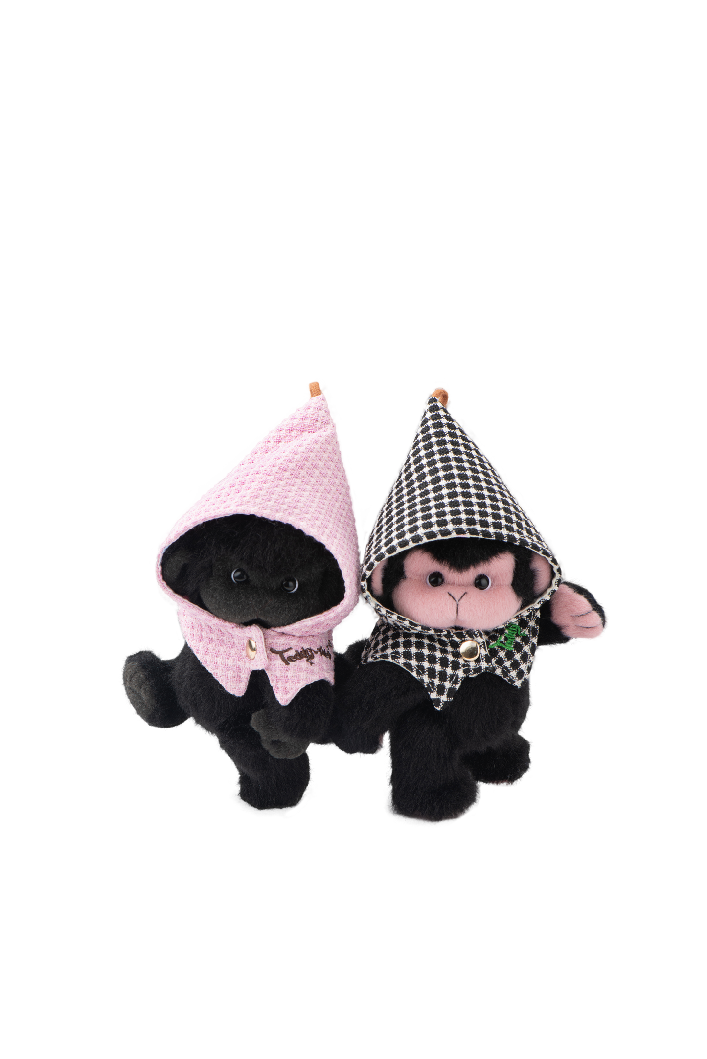 Lina Monkey in Black Face with Pink Cloak(12cm)