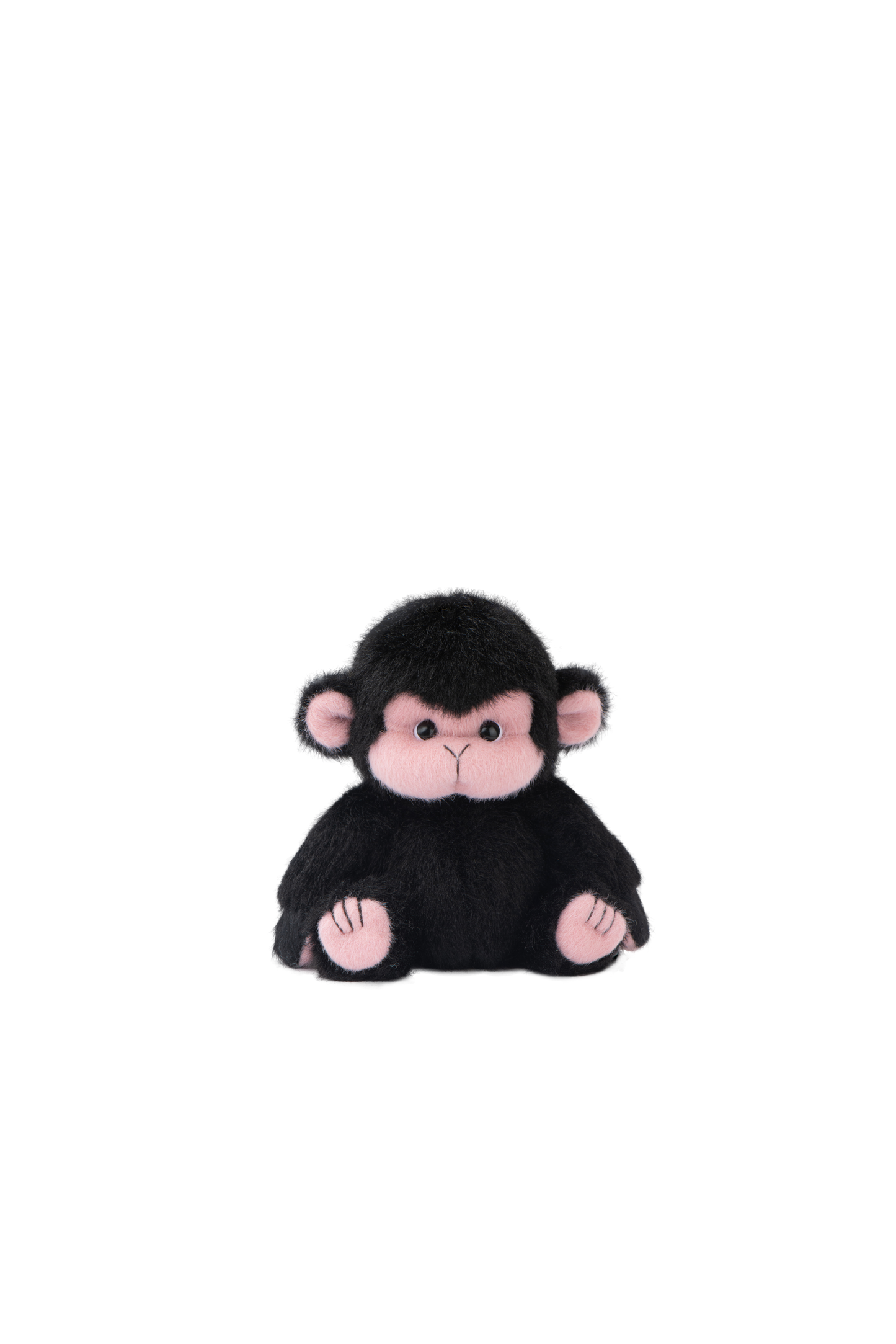 Lina Monkey in Pink Face with Black & White Cloak(12cm)