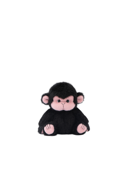 Lina Monkey in Pink Face with Black & White Cloak(12cm)