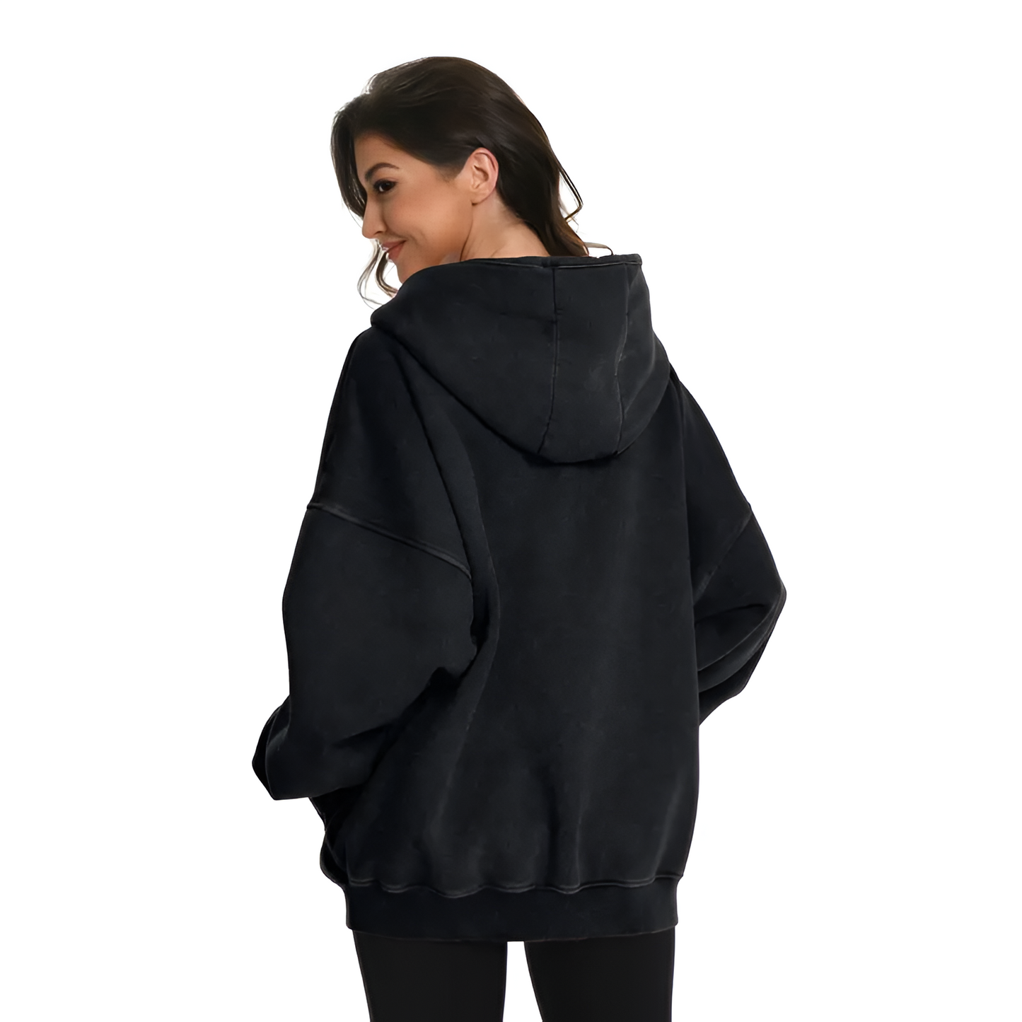 Alore Edge Double-Zip Acid Wash Sweatshirt