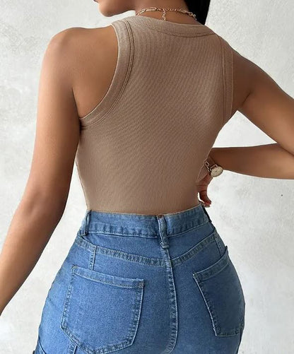 FlexiForm™ Built-In Bra Ribbed Tank