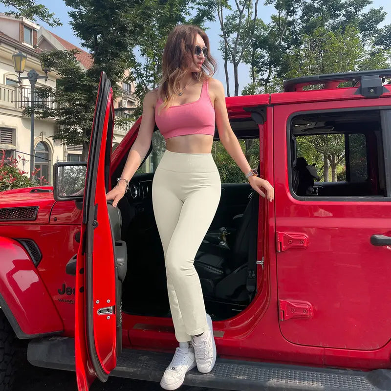 Alore Flow 2-Piece Ribbed Yoga Set