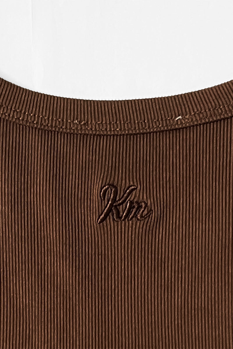 Solid Shelf-Bra Tank Top & Wide-Leg Trousers Summer Co-ord Set