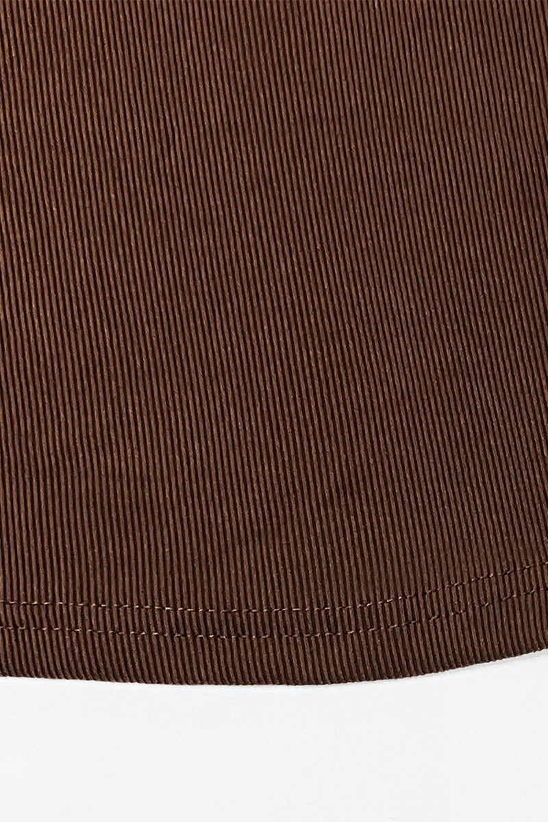 Solid Shelf-Bra Tank Top & Wide-Leg Trousers Summer Co-ord Set