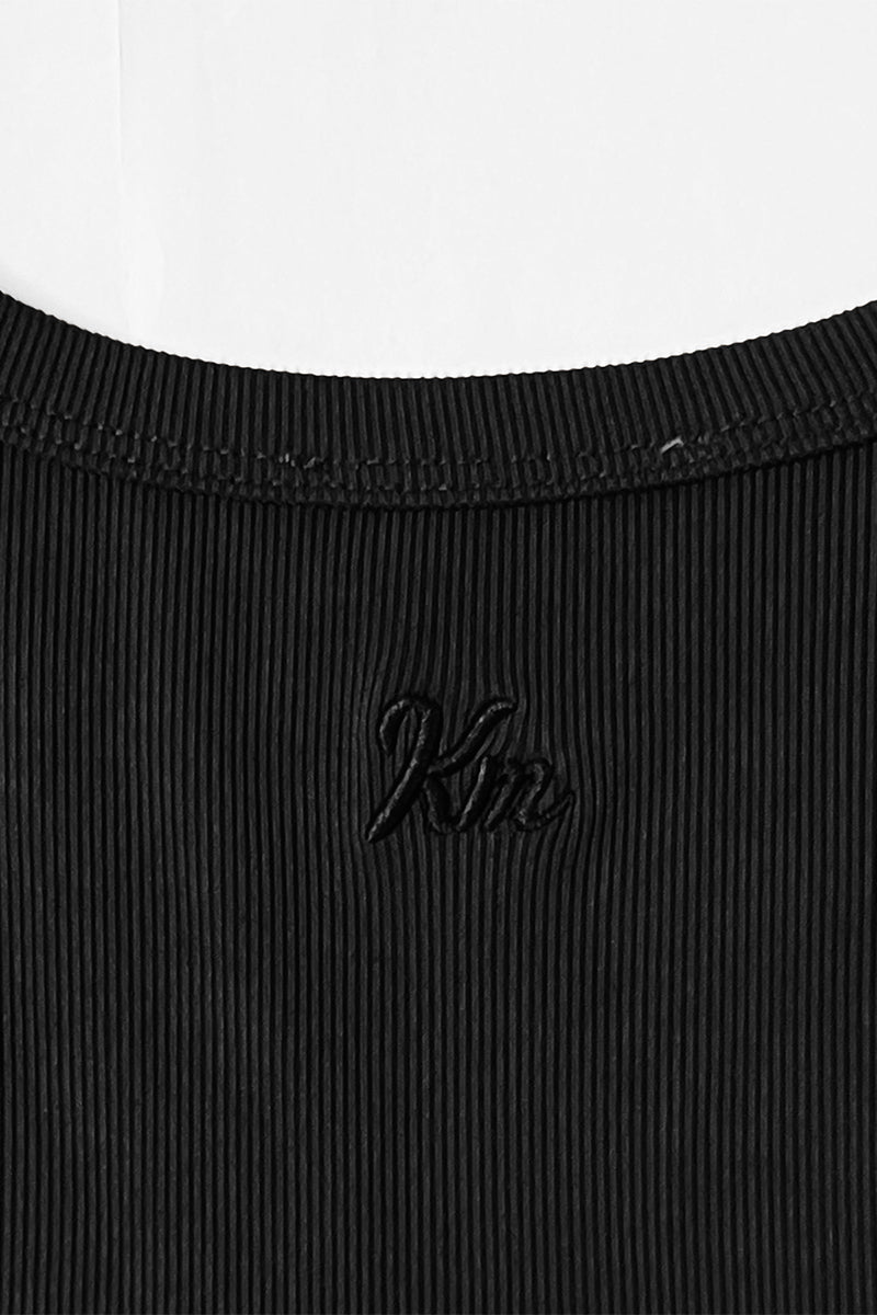 Solid Shelf-Bra Tank Top & Wide-Leg Trousers Summer Co-ord Set