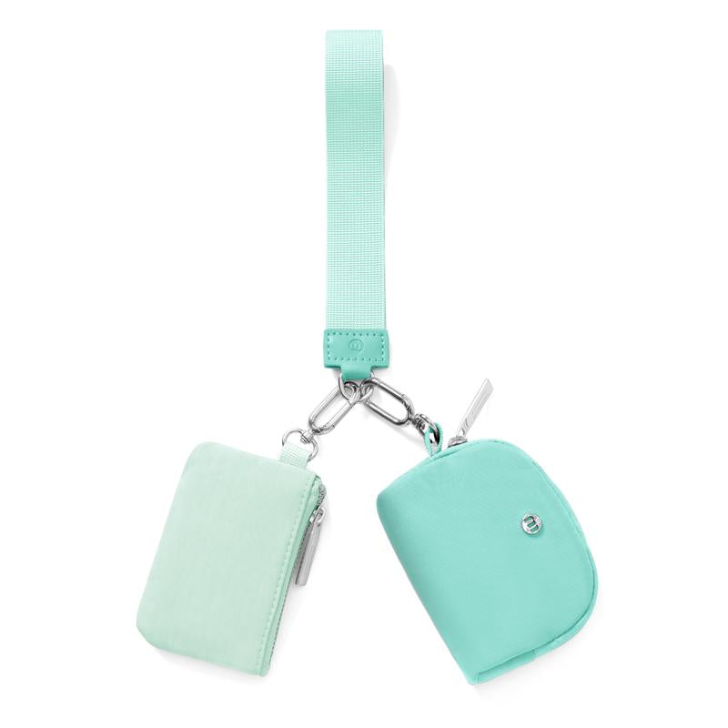 Dual Pouch Wristlet Wallet