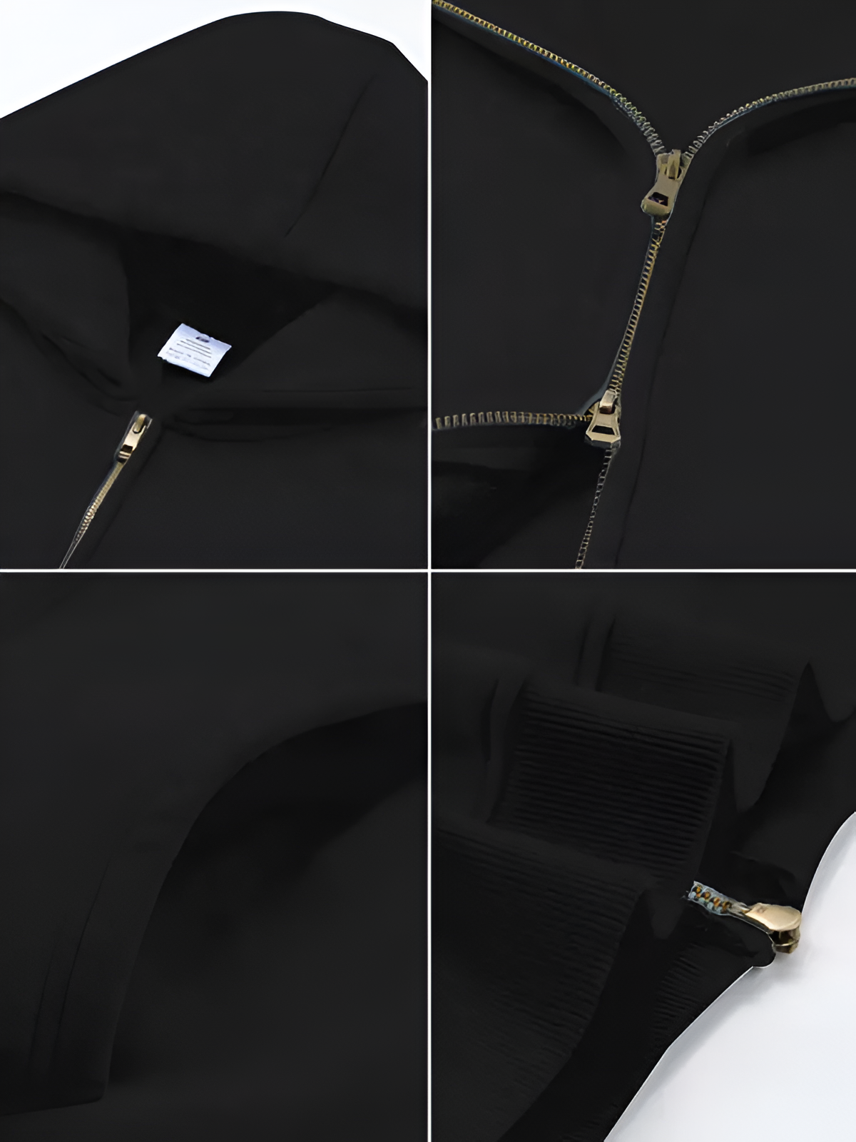 Alore Edge Double-Zip Acid Wash Sweatshirt