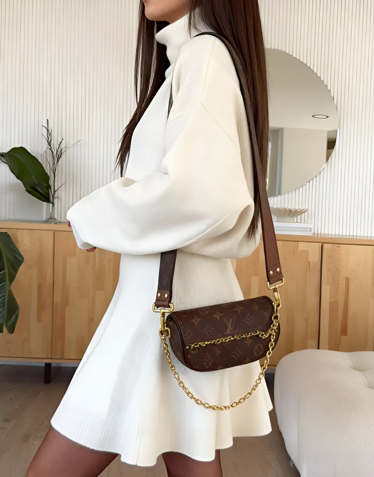 Neria Turtleneck Sweater & Skirt Set