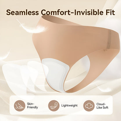 Neria Women's Seamless Cotton Thongs (3-Pack)