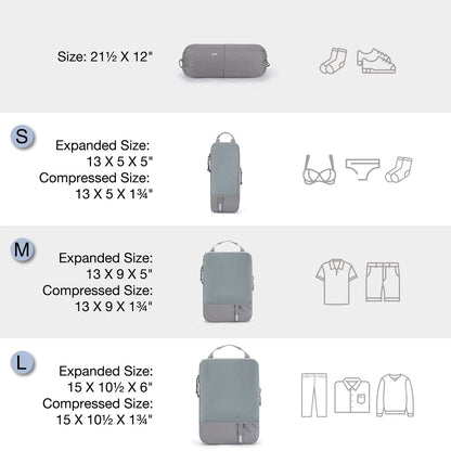 Bagsmart Compression Packing Cubes