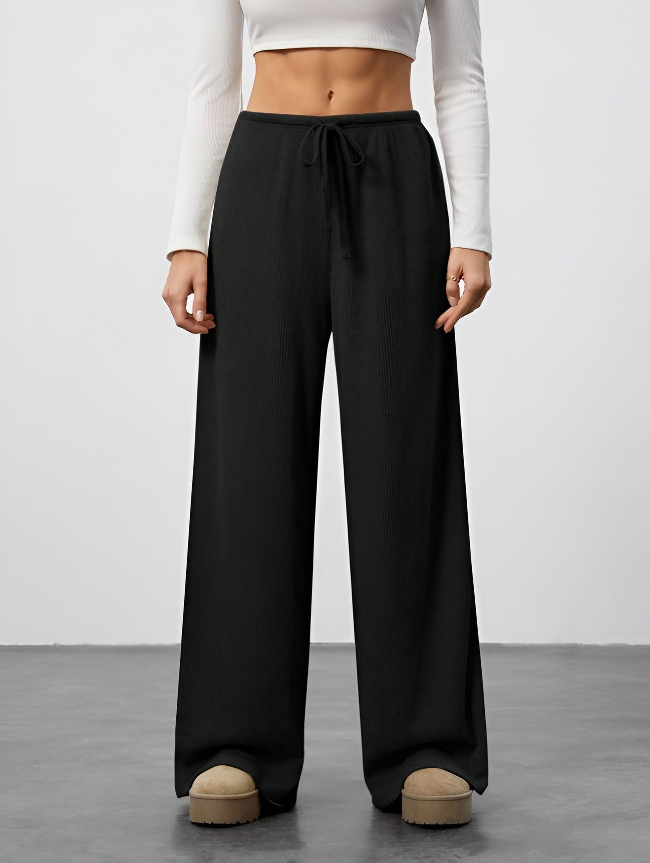 Neria Wide-Leg Sweatpants