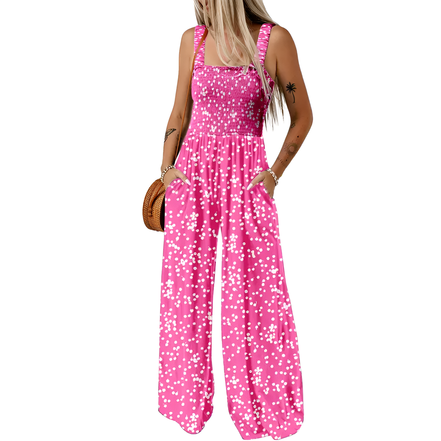 BohoFlow™ Wide-Leg Jumpsuit