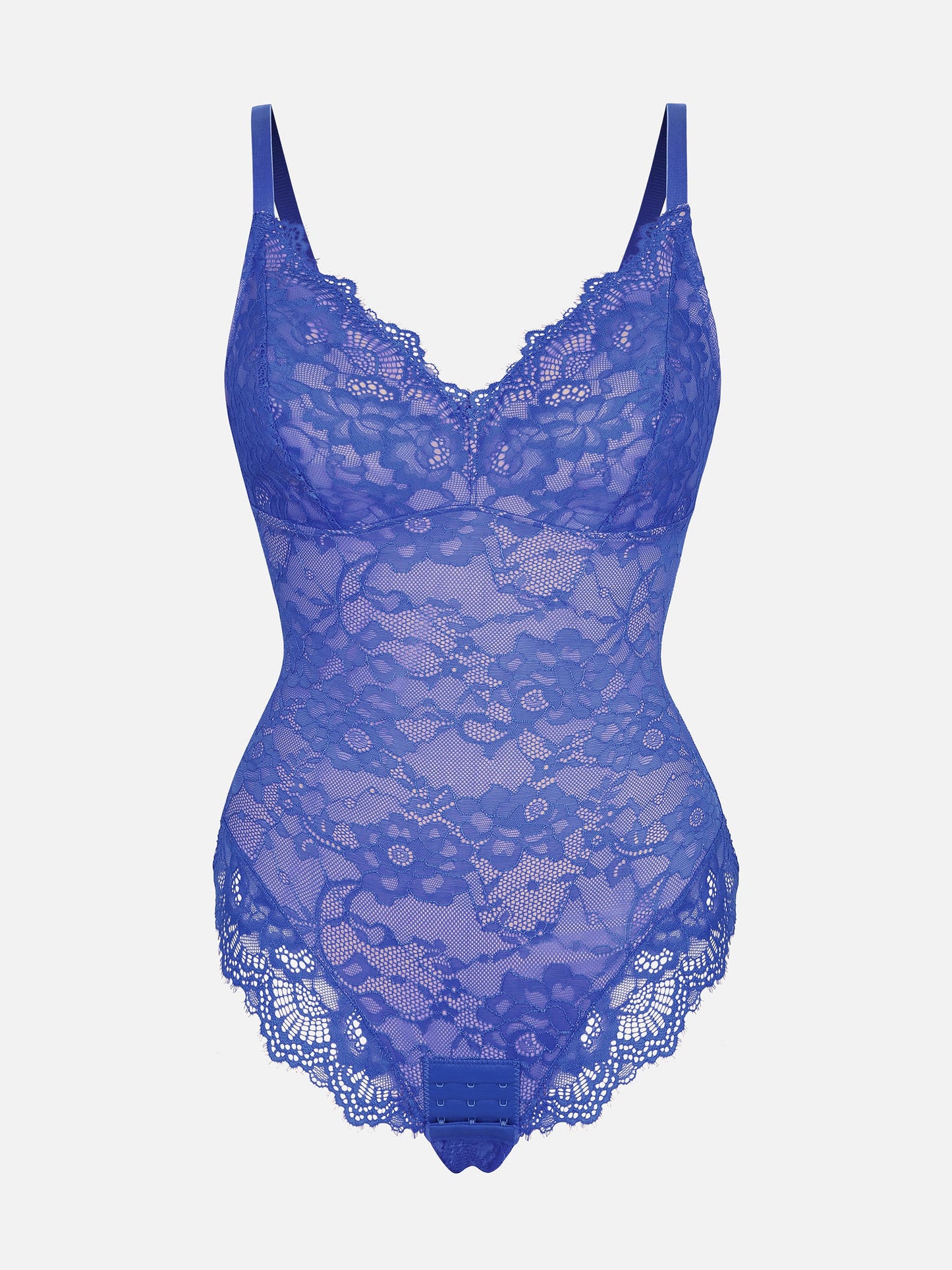 Lace V Neck Full Bodysuit Underwear