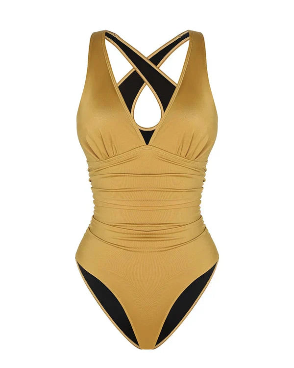 CurveLift™ Ruched One-Piece Sculpting Swimsuit