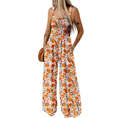 BohoFlow™ Wide-Leg Jumpsuit