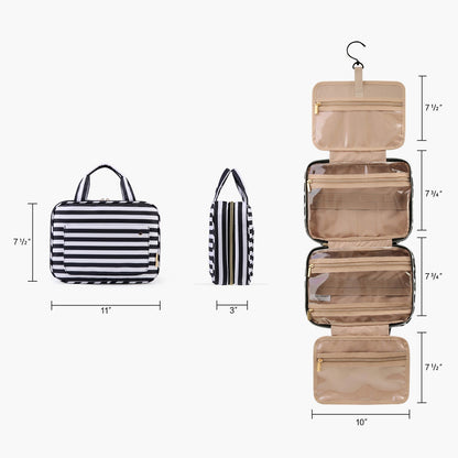 Bonchemin Stripes Space Saver Toiletry Bag