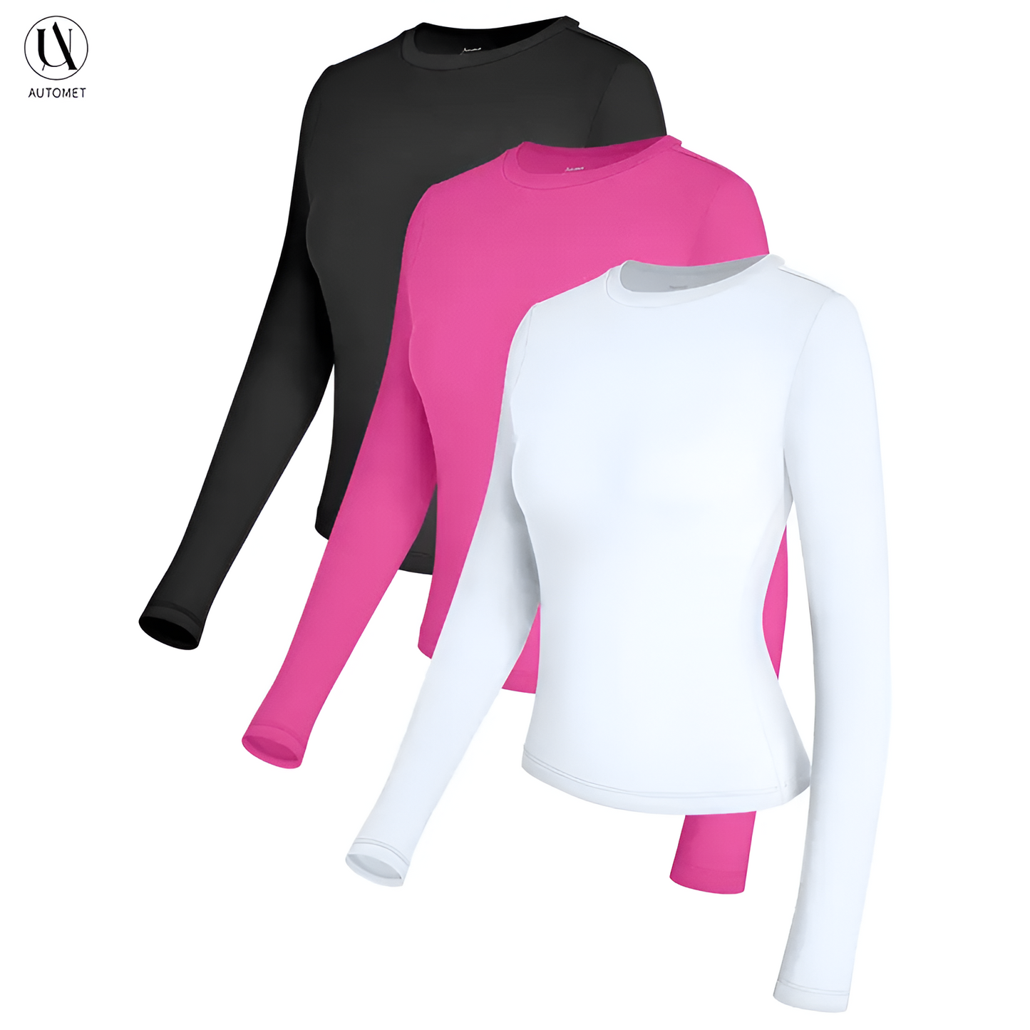 Alore Haze 3-Piece Basic Crop Top Set