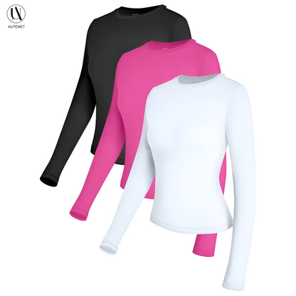 Alore Haze 3-Piece Basic Crop Top Set