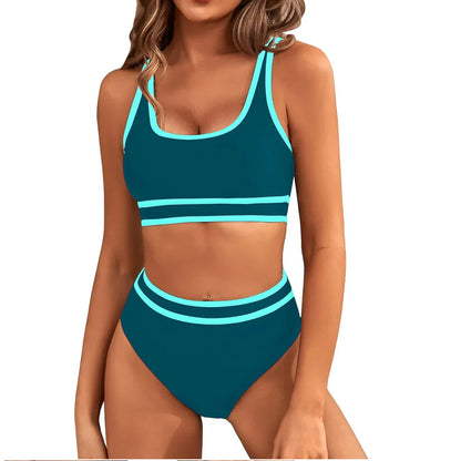 ActiveGlow – Sporty High-Waisted Bikini Set