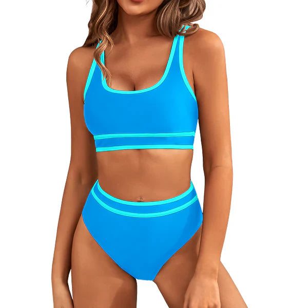 ActiveGlow – Sporty High-Waisted Bikini Set