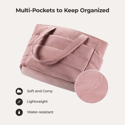 20L Puffy Tote Bag med 15,6" laptoprom