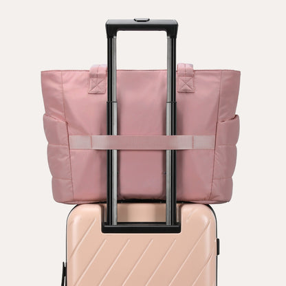 20L Puffy Tote Bag med 15,6" laptoprom