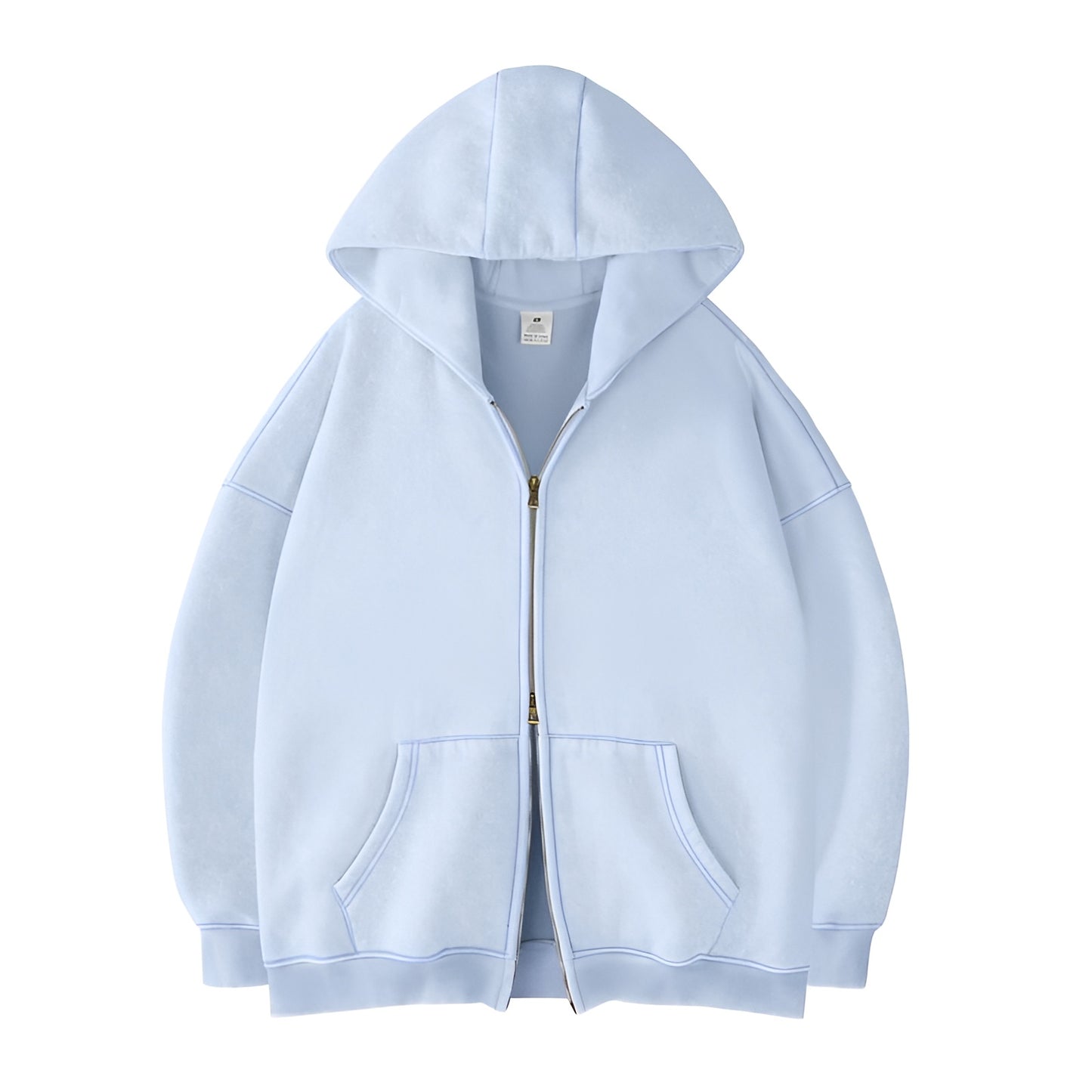 Alore Edge Double-Zip Acid Wash Sweatshirt