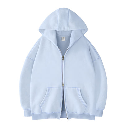 Alore Edge Double-Zip Acid Wash Sweatshirt