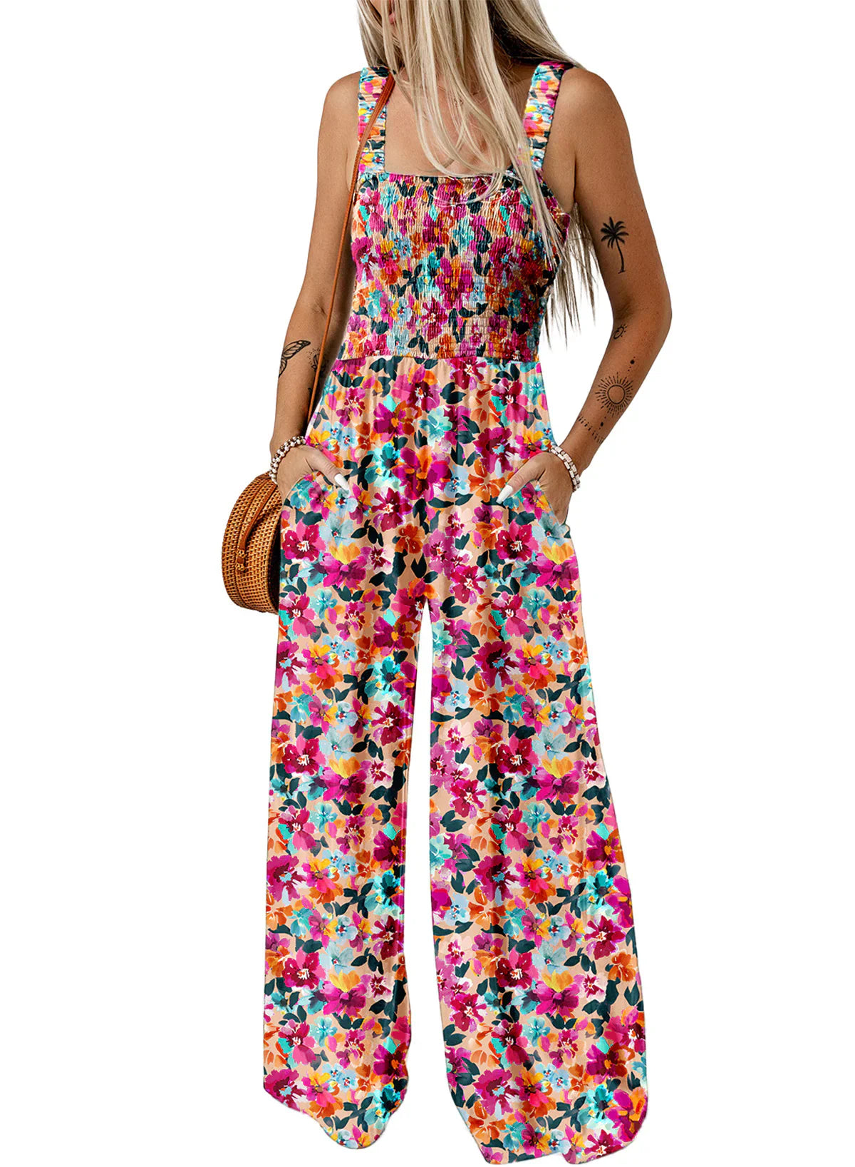 BohoFlow™ Wide-Leg Jumpsuit
