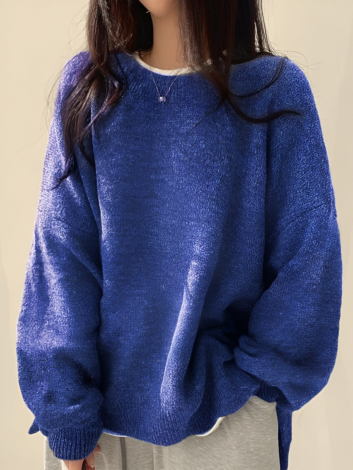 Elora Cozy Split-Hem Sweater