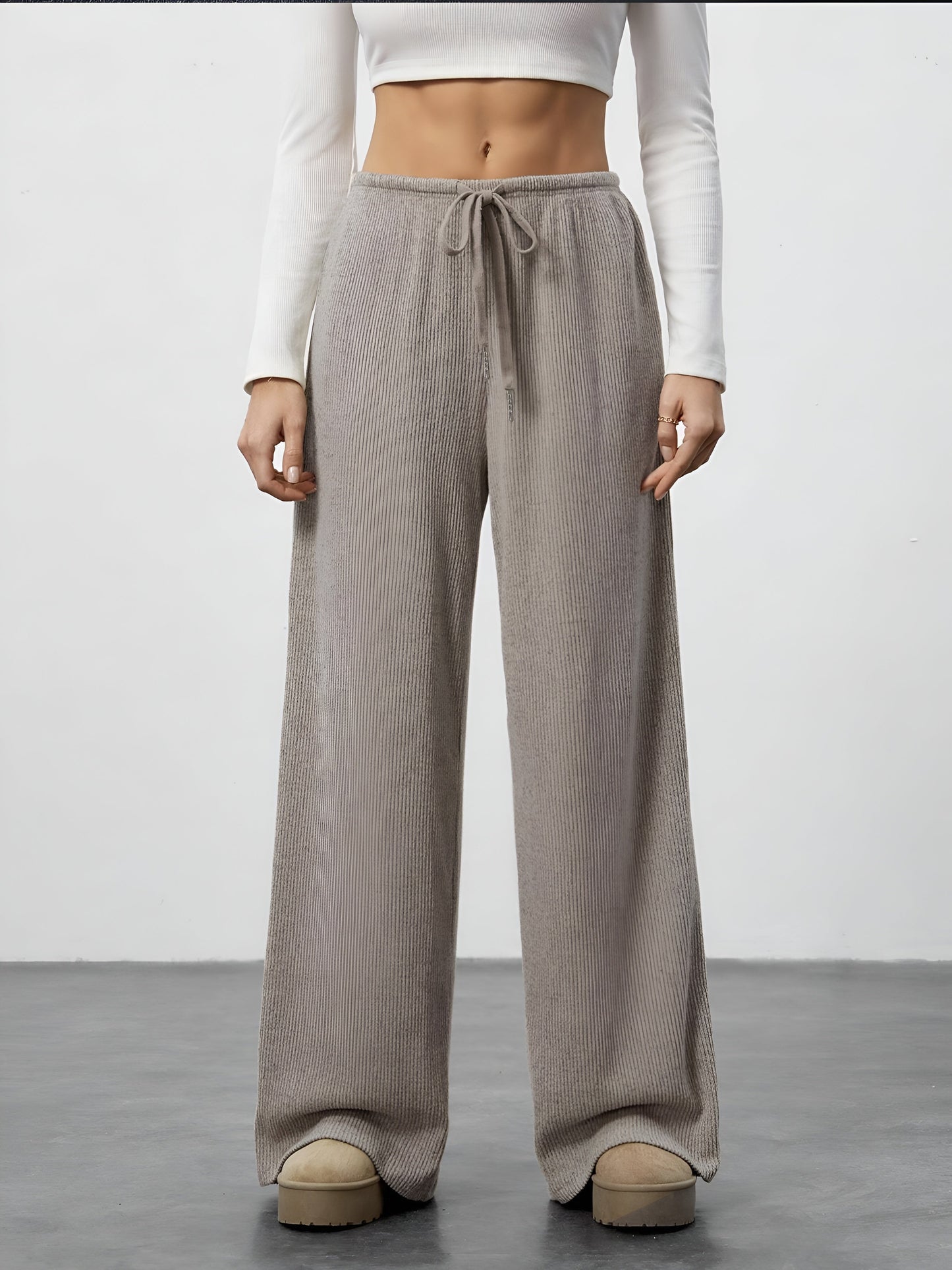 Neria Wide-Leg Sweatpants
