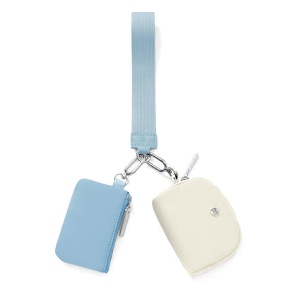 Dual Pouch Wristlet Wallet