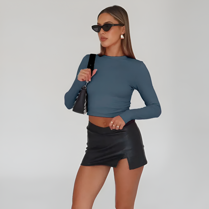 Alore Haze 3-Piece Basic Crop Top Set