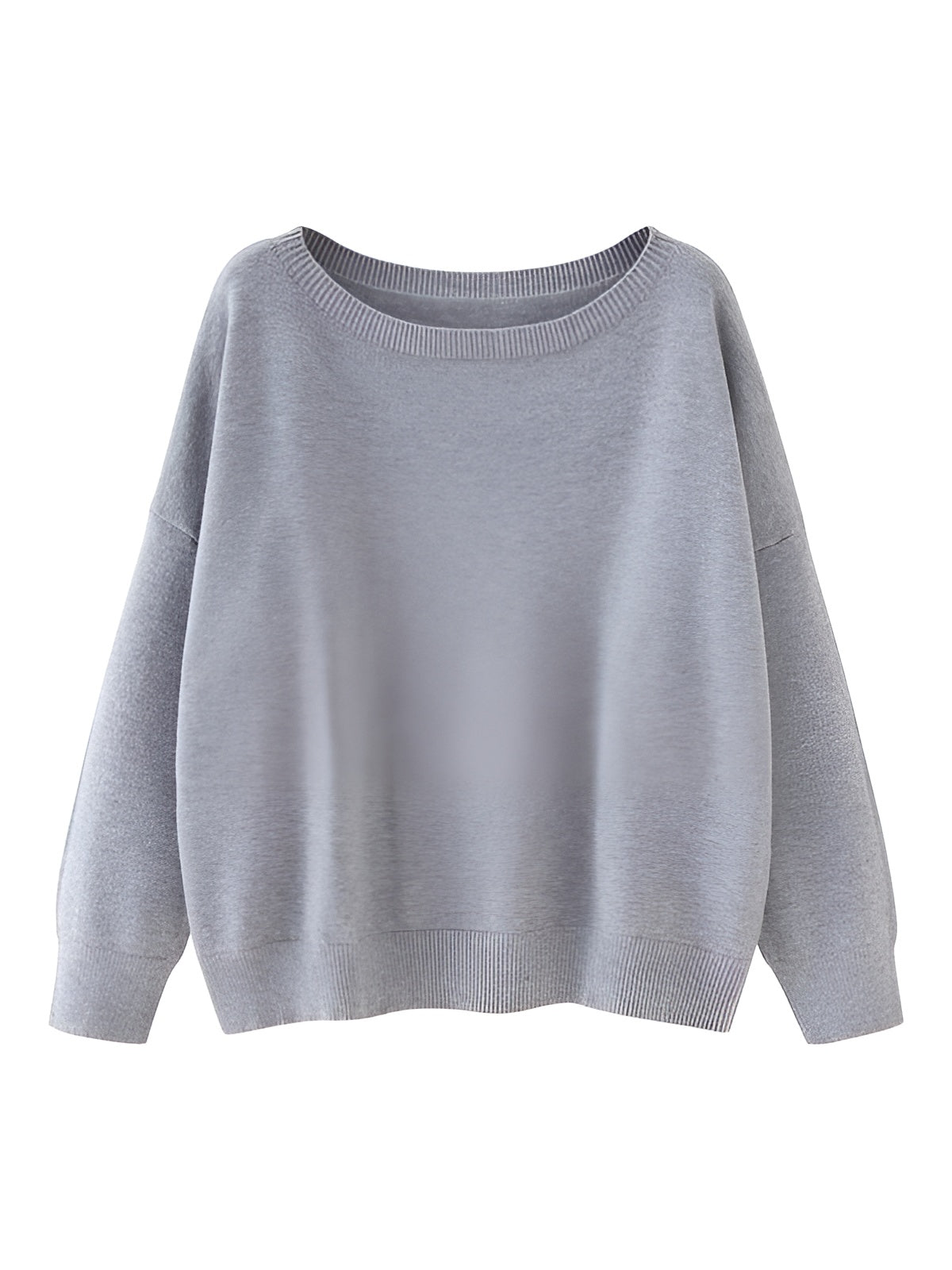 Alore Plain Scoop Neck Sweater