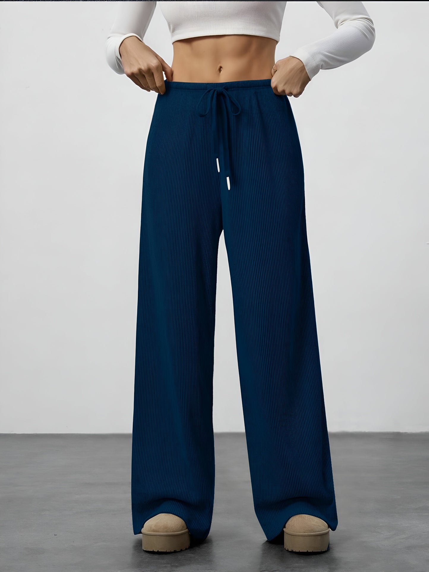 Neria Wide-Leg Sweatpants