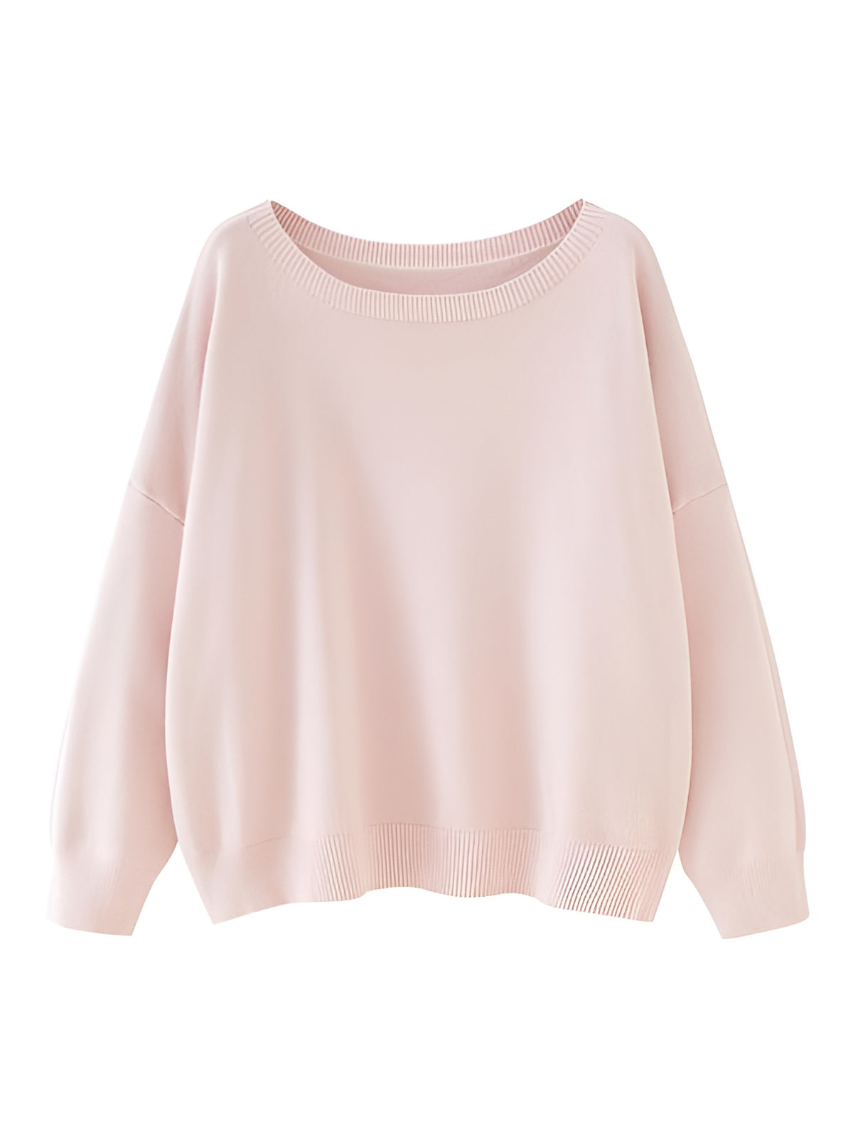 Alore Plain Scoop Neck Sweater