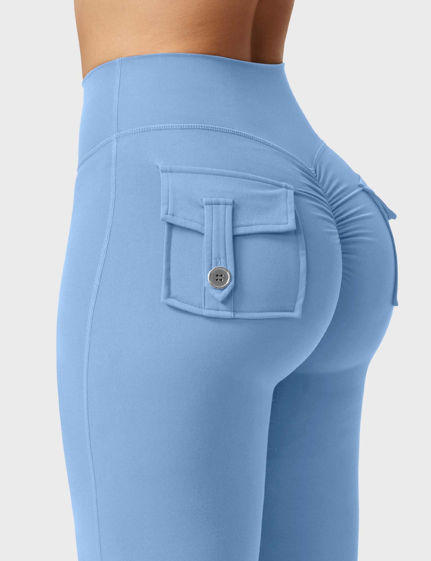 Brittany Flared Leggings with Pockets